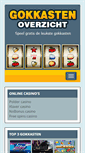 Mobile Screenshot of gokkastenoverzicht.nl
